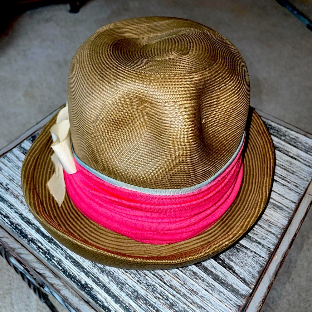 Leon Frohsin Atlanta Rivera Women’s Hat 7.5” Inside Dimension 5” Tall